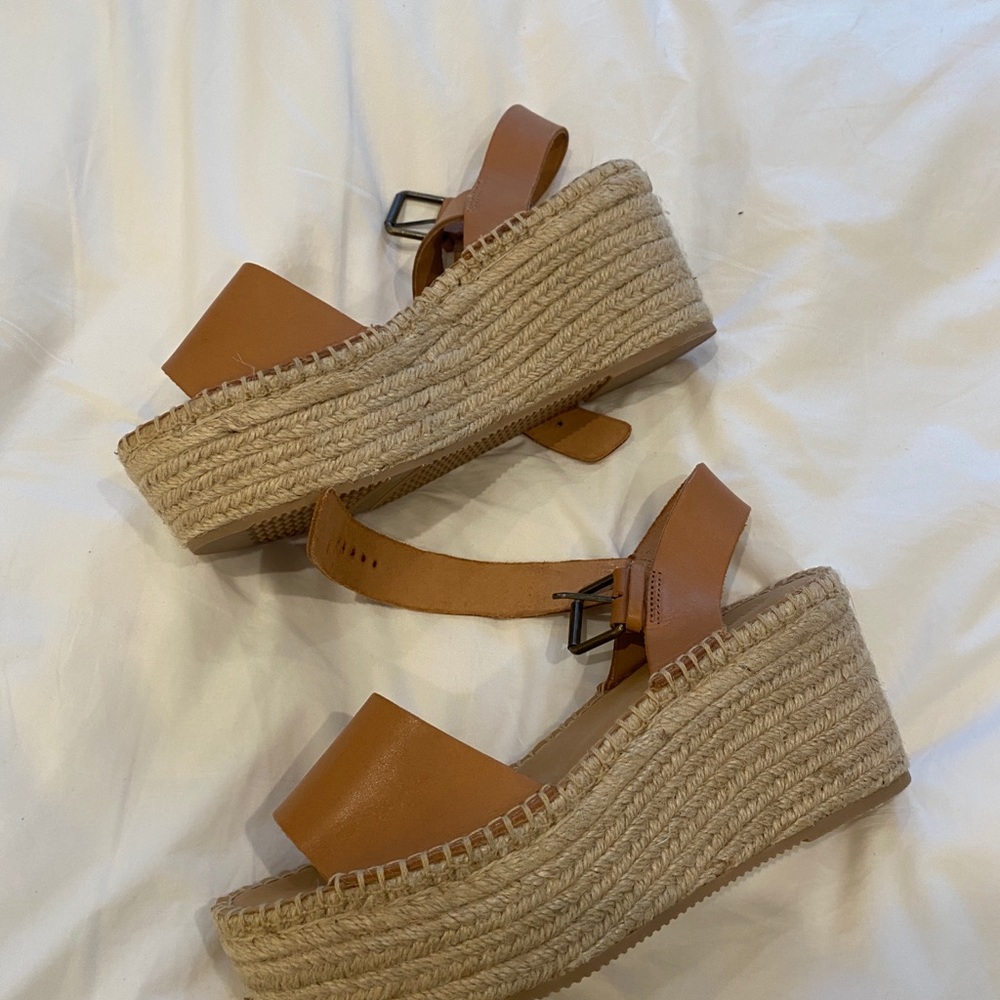 Soludos Minorca High Platform Espadrille Wedges size 8 - Picture 7 of 14